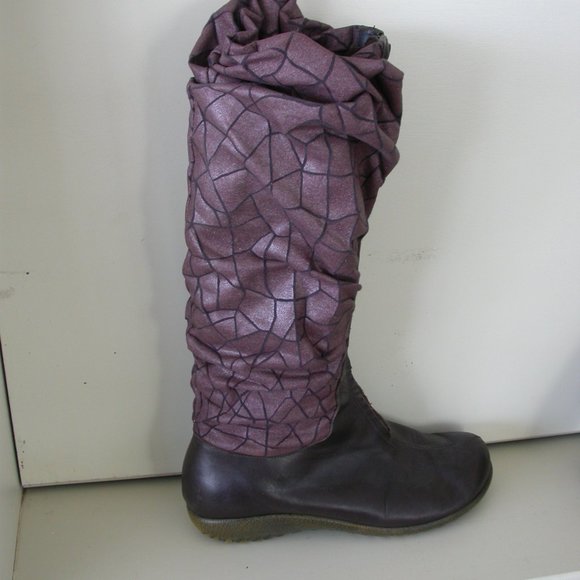 Naot Burgundy Boots - Picture 6 of 12